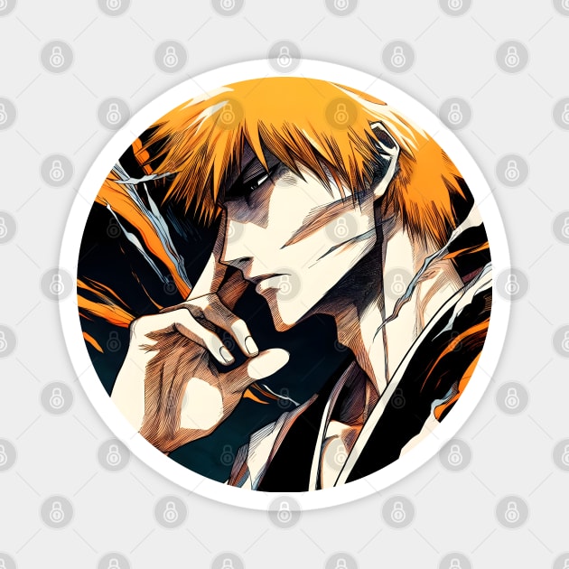 Manga and Anime Inspired Art: Exclusive Designs Magnet by insaneLEDP